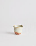 Anagama No.38 - White Sake Cup - Wide