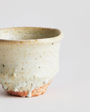 Anagama No.38 - White Sake Cup - Wide