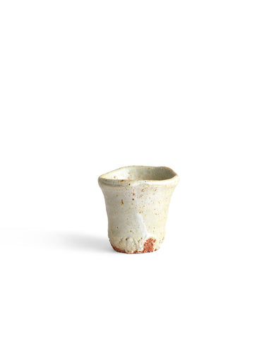 Anagama No.39 - White Sake Cup - Tall (OUT OF STOCK)