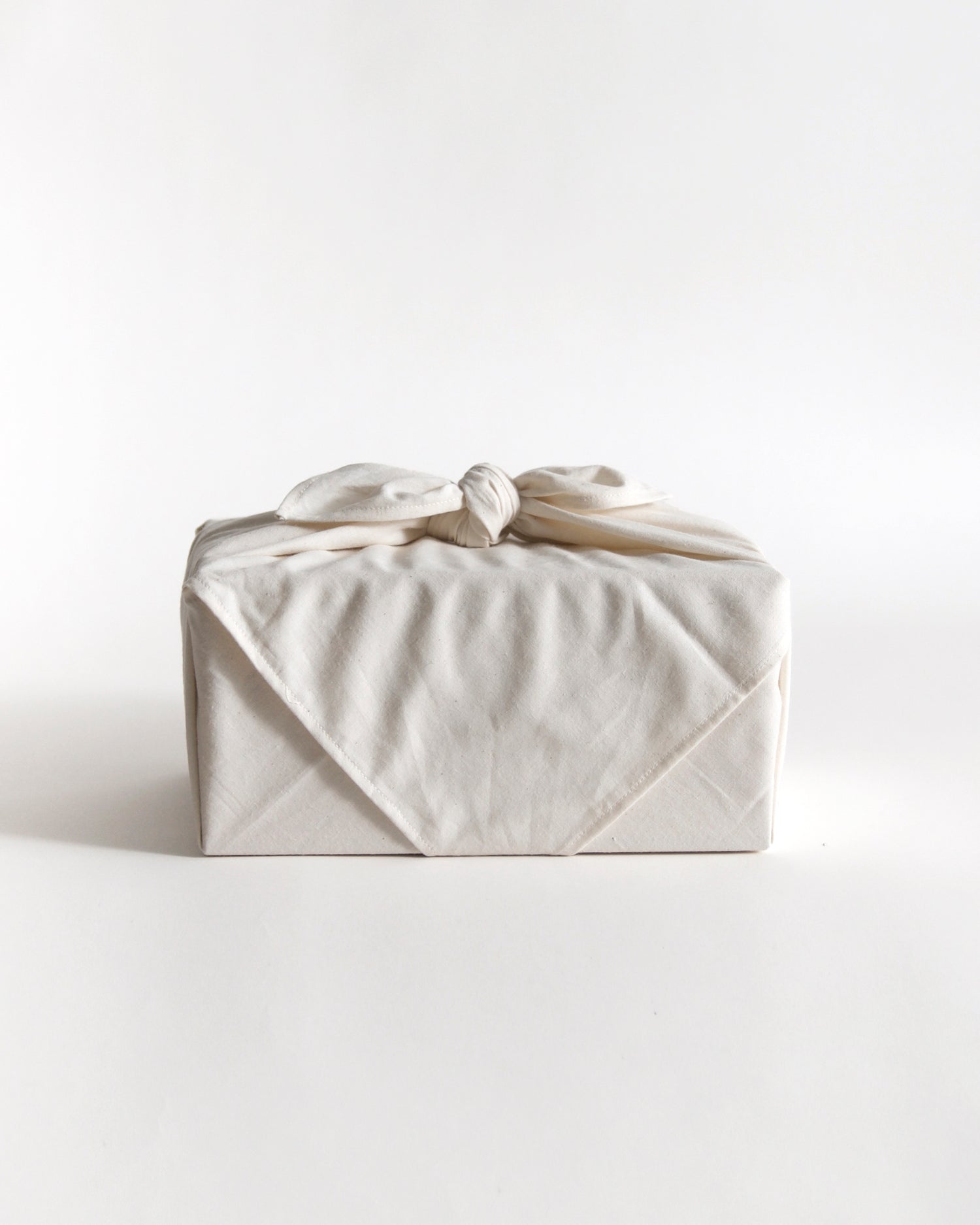 Furoshiki wrapping on Nezen Box Set by Iwata on a white background