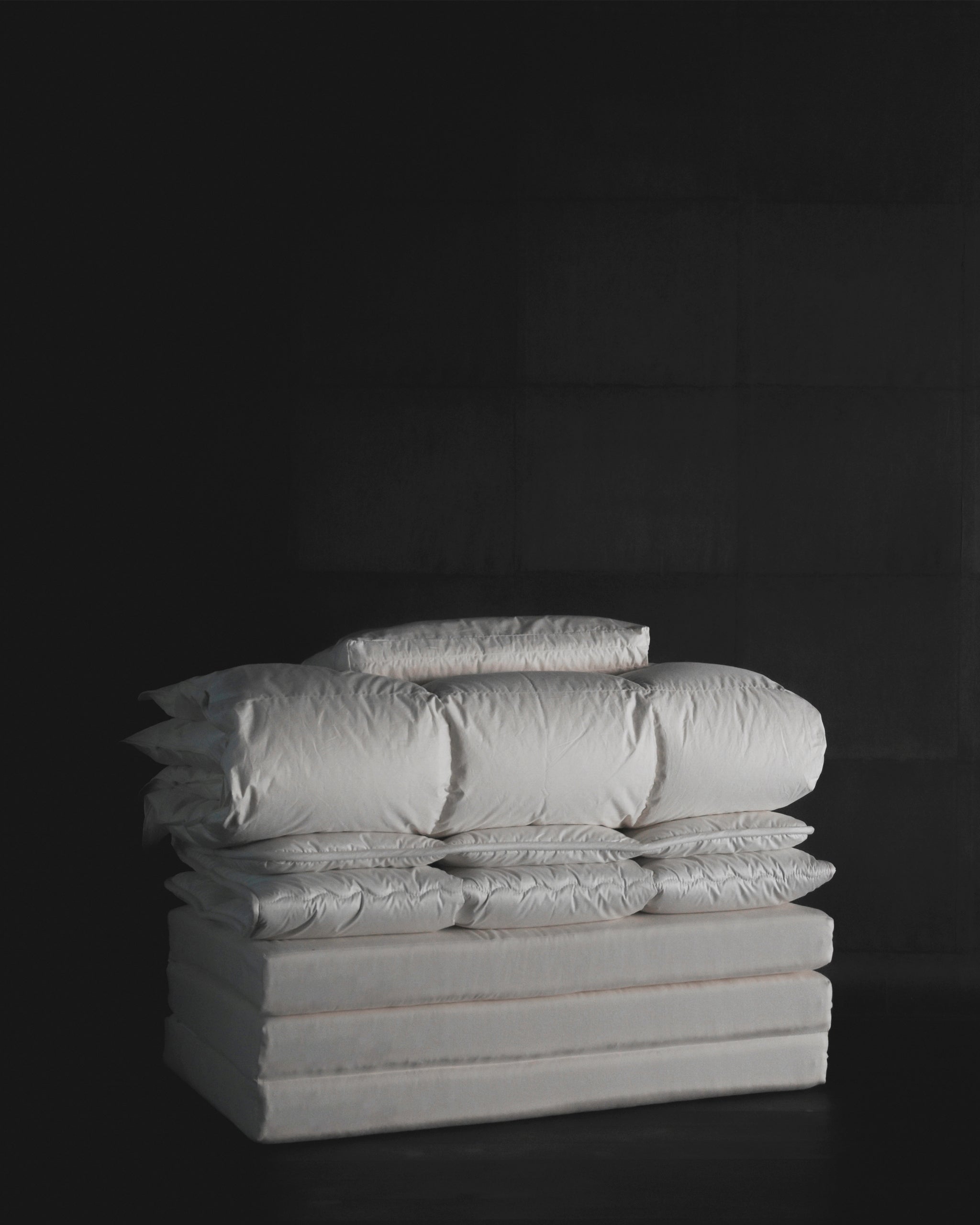 Folded Futon Set by Iwata on a blackbackground