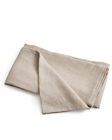 Unbleached Linen Sheets - Flat Sheet - King