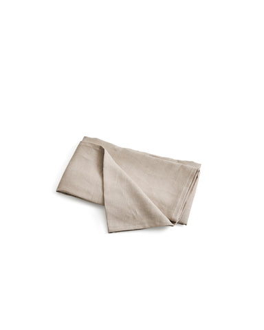 Unbleached Linen Sheets - Flat Sheet - Single