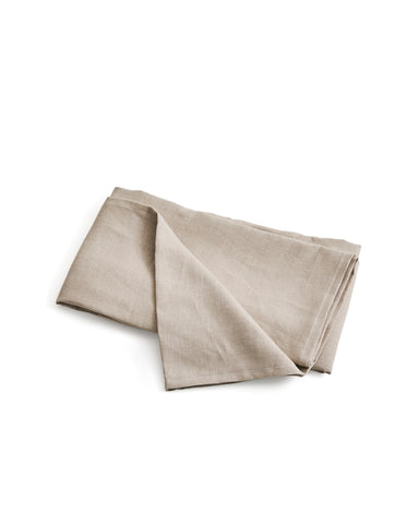 Unbleached Linen Sheets - Flat Sheet - Full