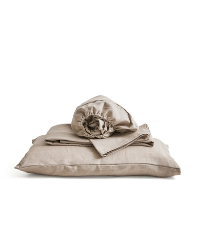 Unbleached Linen Sheet Set