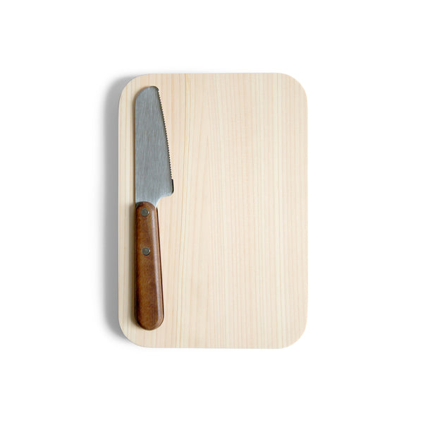 Table Knife and Cutting Board