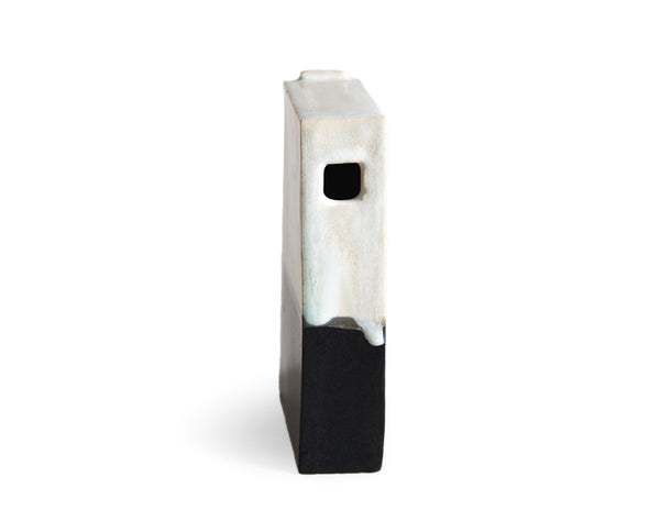 Black and White Hanging Vase