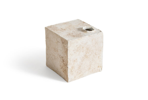 Cube Clay Glazed Vase