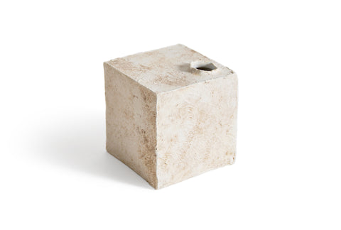 Cube Clay Glazed Vase