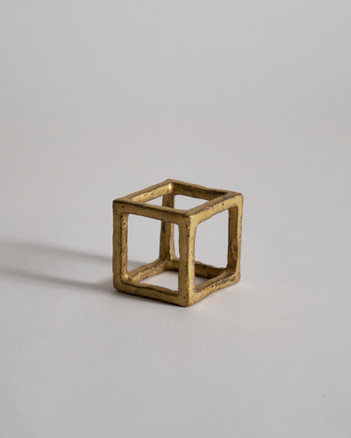 Gold Box of Air by Masanobu Ando on a gray background