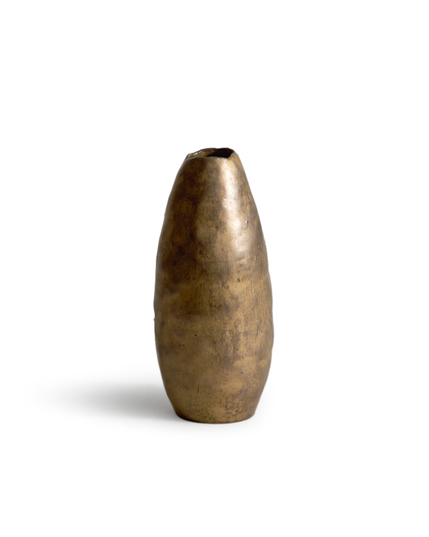 Gold Vase by Masanobu Ando on a white background