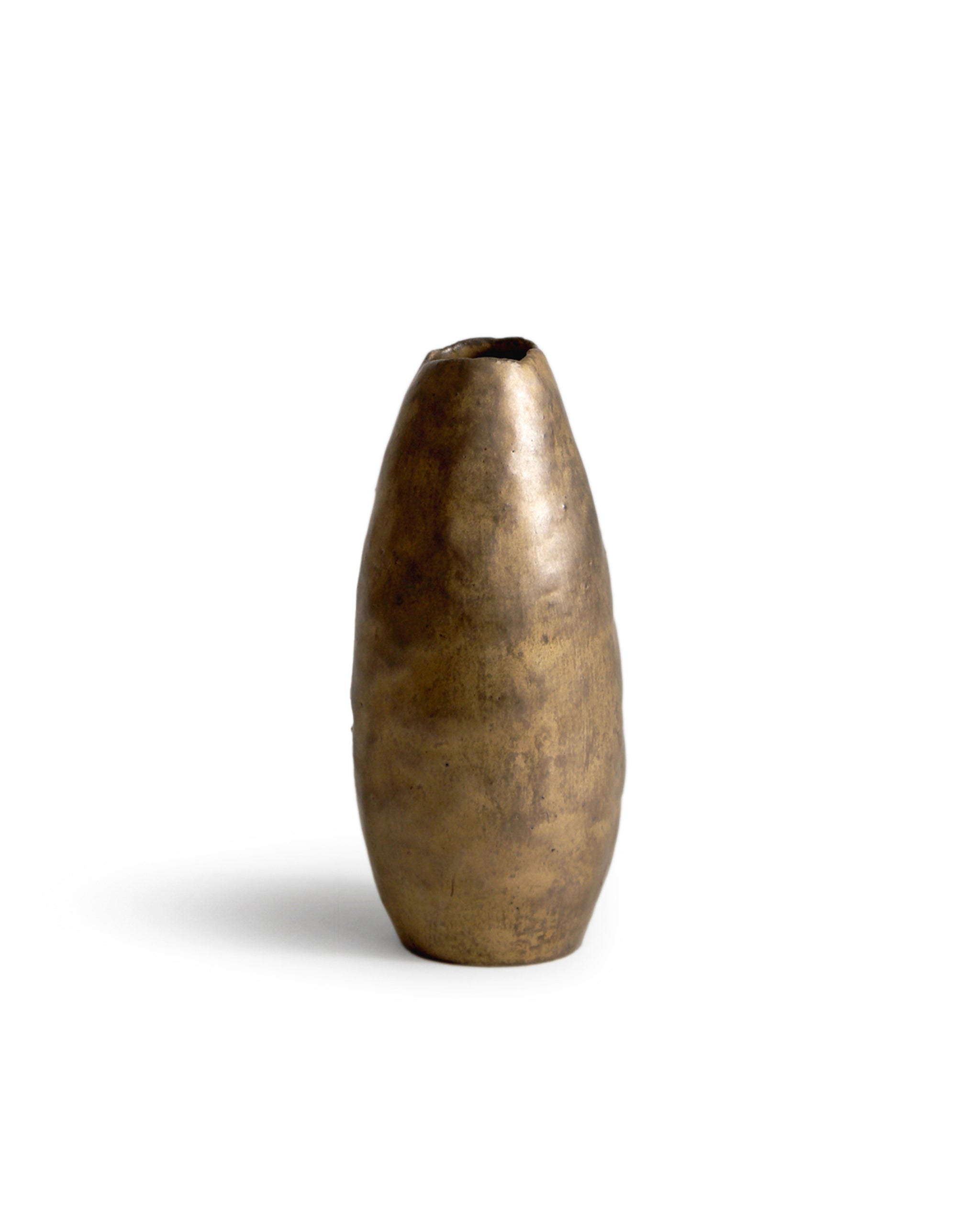 Gold Vase by Masanobu Ando on a white background
