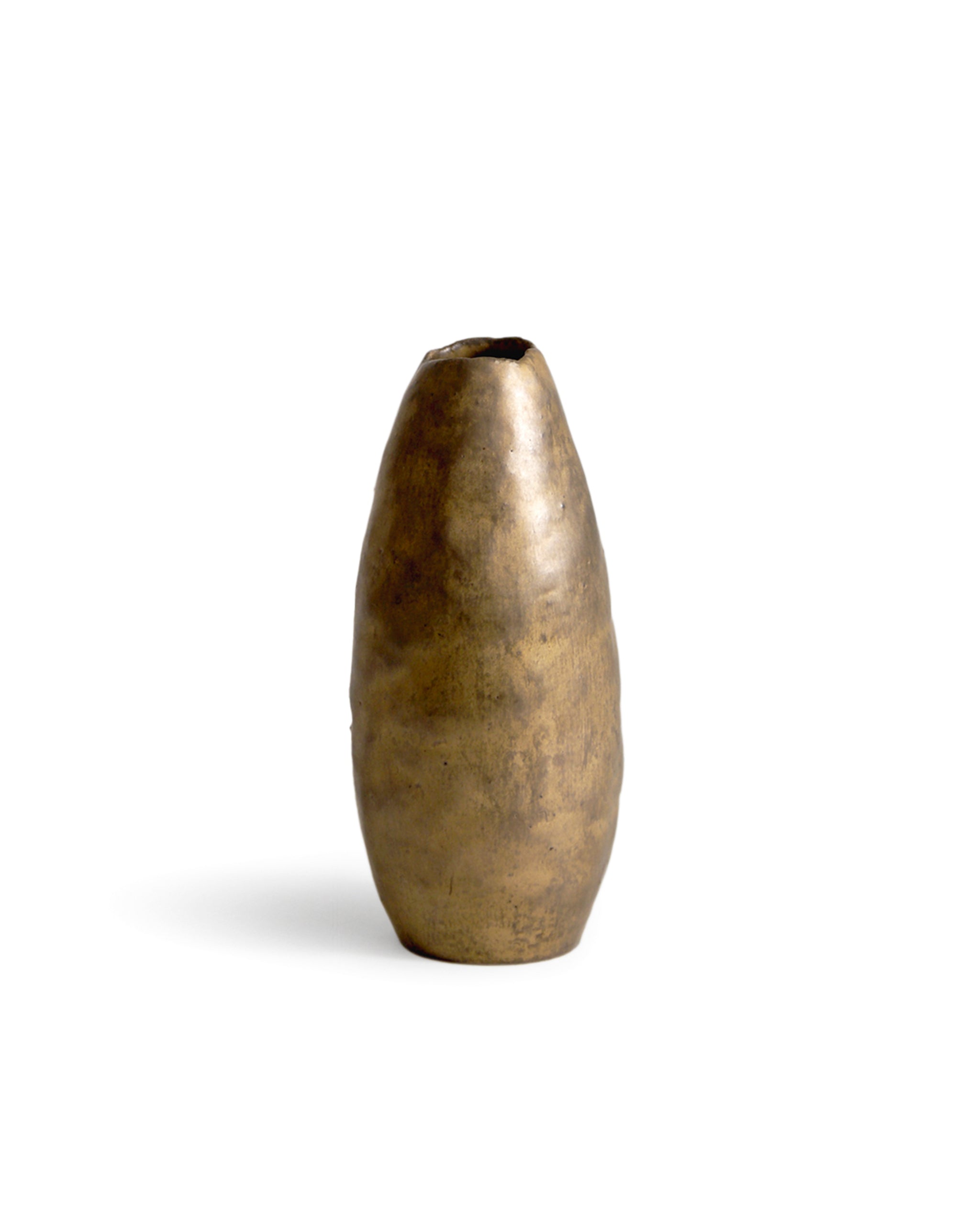 Gold Vase by Masanobu Ando on a white background