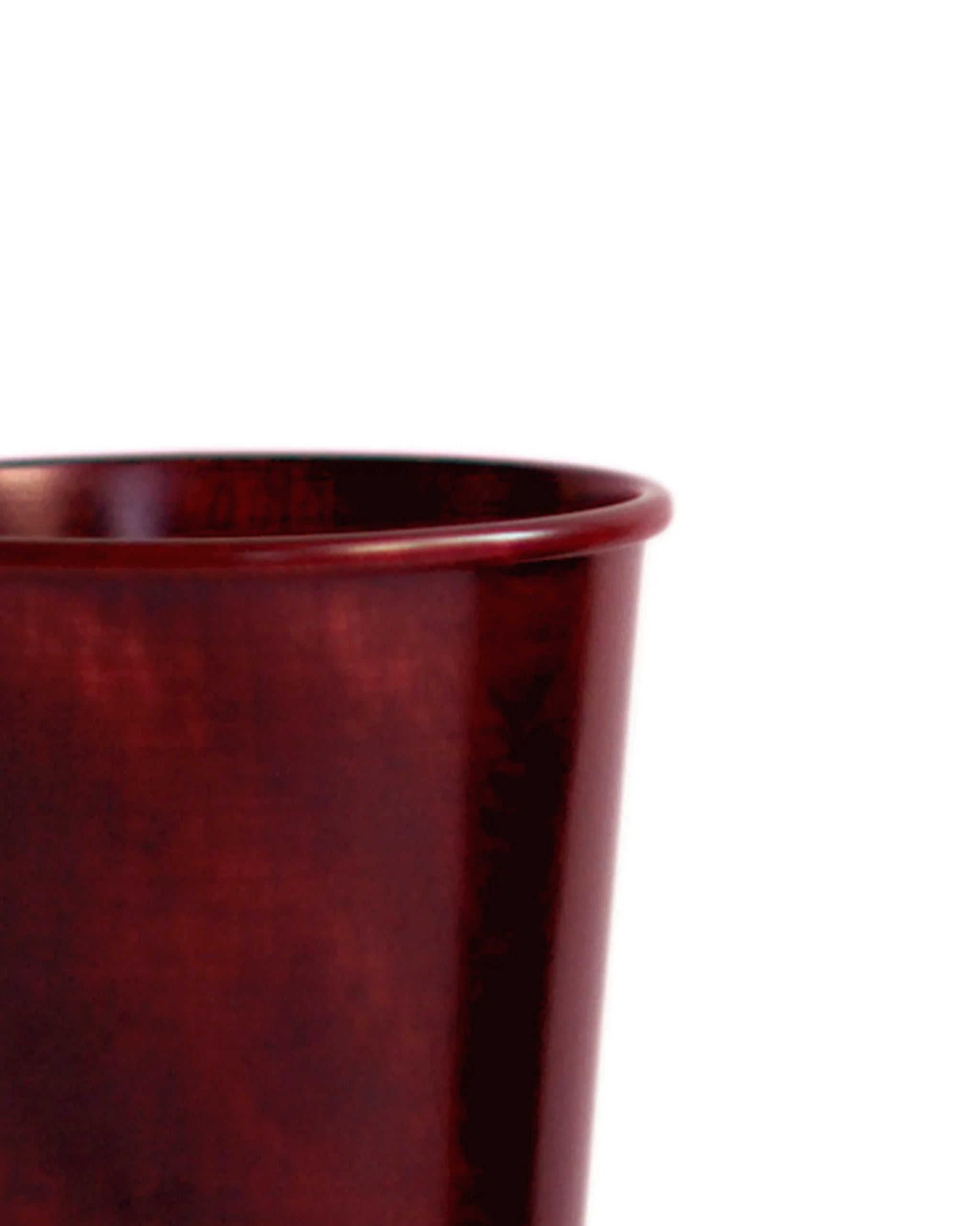 Wood Cup - Vermillion Urushi