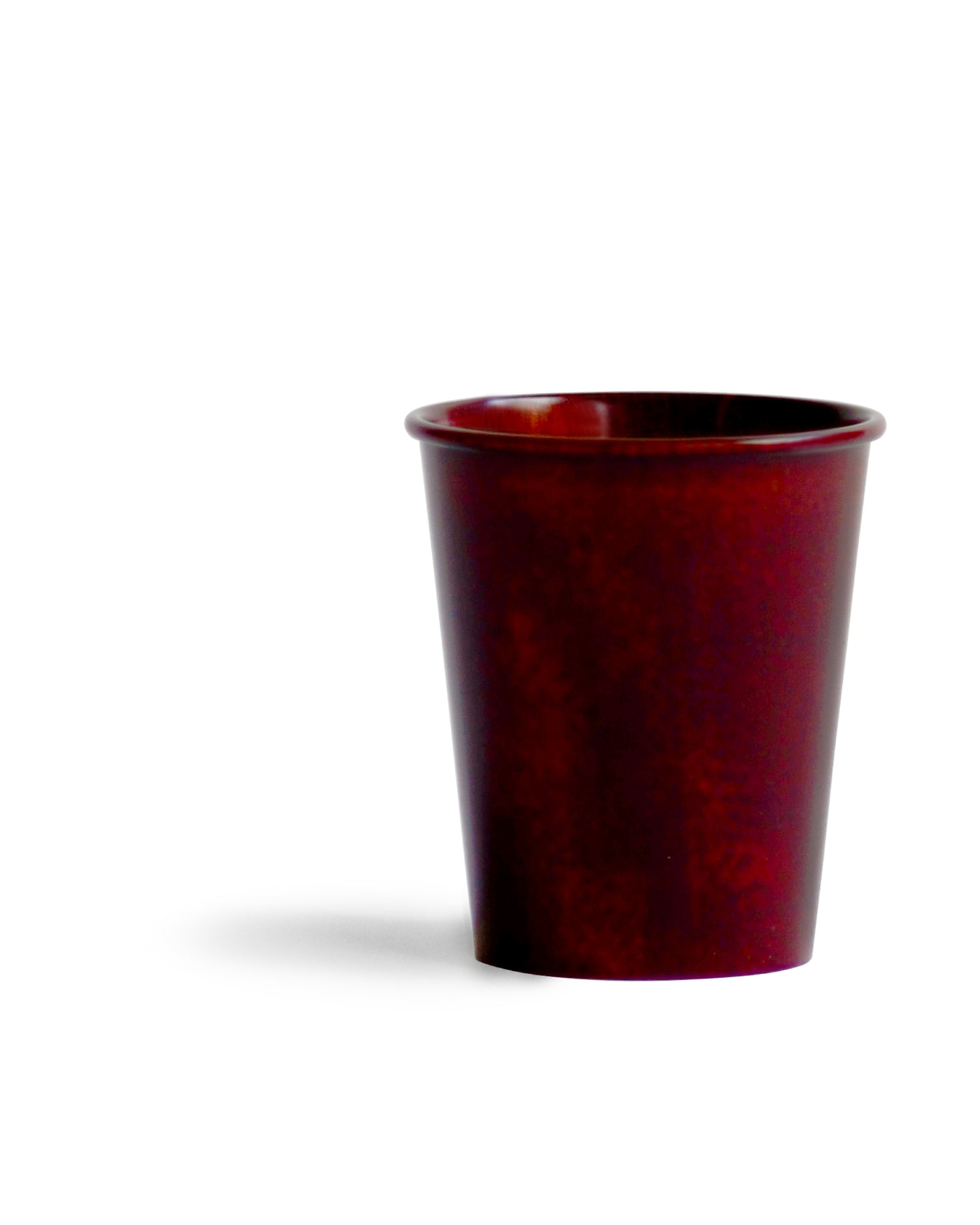 Wood Cup - Vermillion Urushi