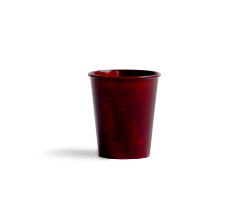 Wood Cup - Vermillion Urushi