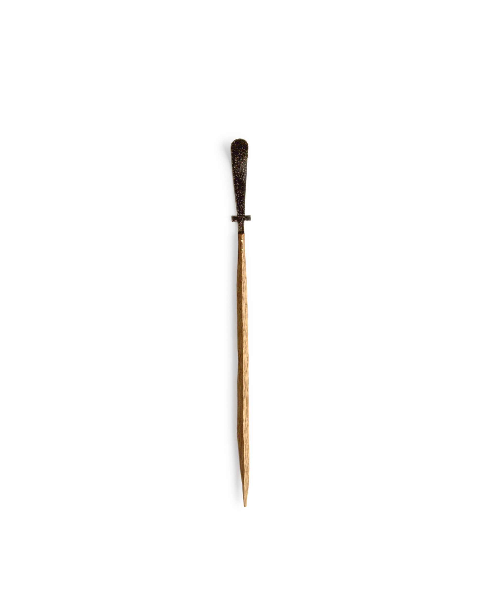 Oak Sprout Chashaku Tea Ladle - Cross (OUT OF STOCK)