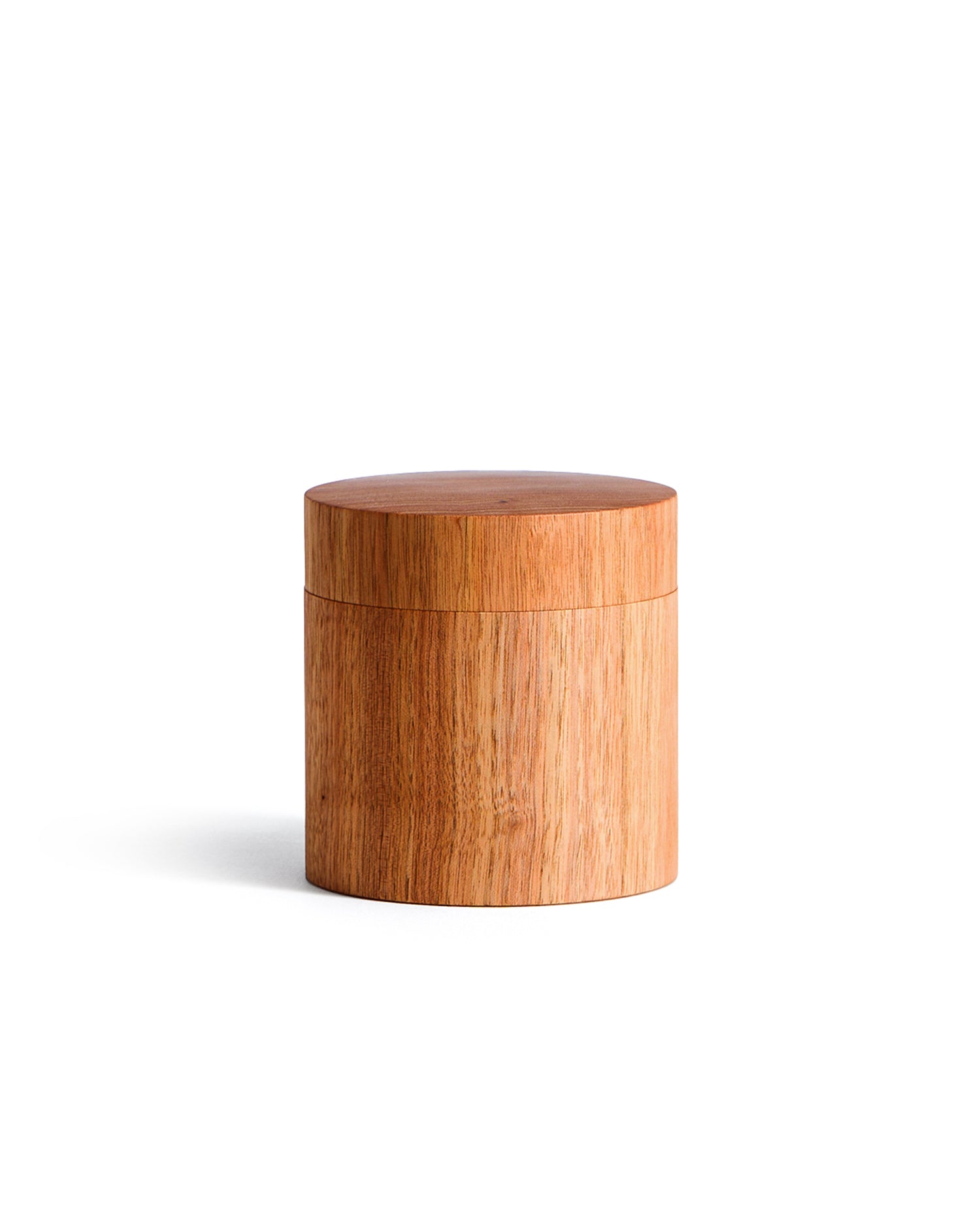 Wooden coffee container by Ryuji mitani on a white background