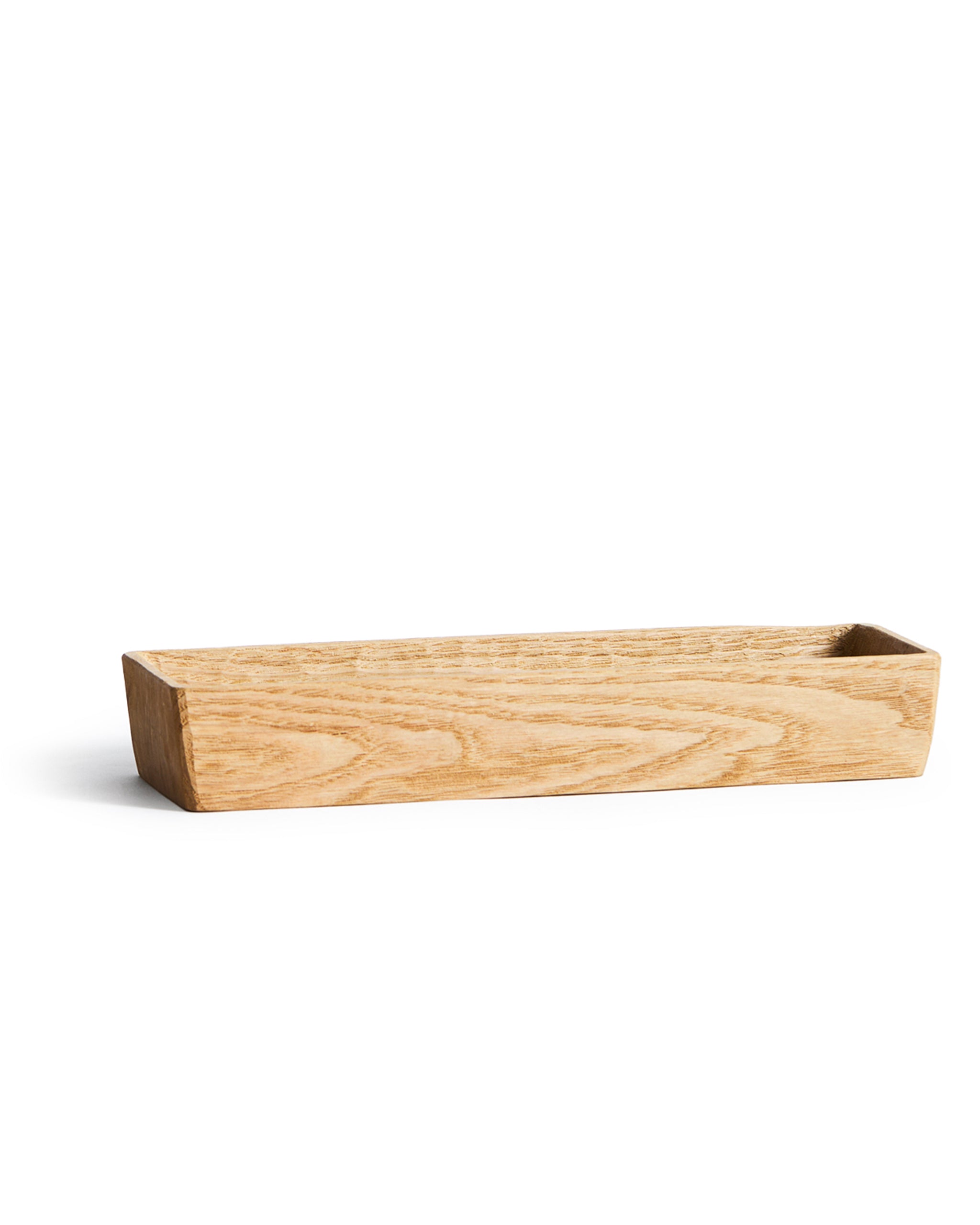 Wooden cutlery box by Ryuji Mitani  on a white background