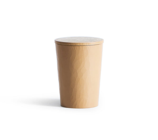 Tall Coffee Cup with Lid - White Urushi (OUT OF STOCK)