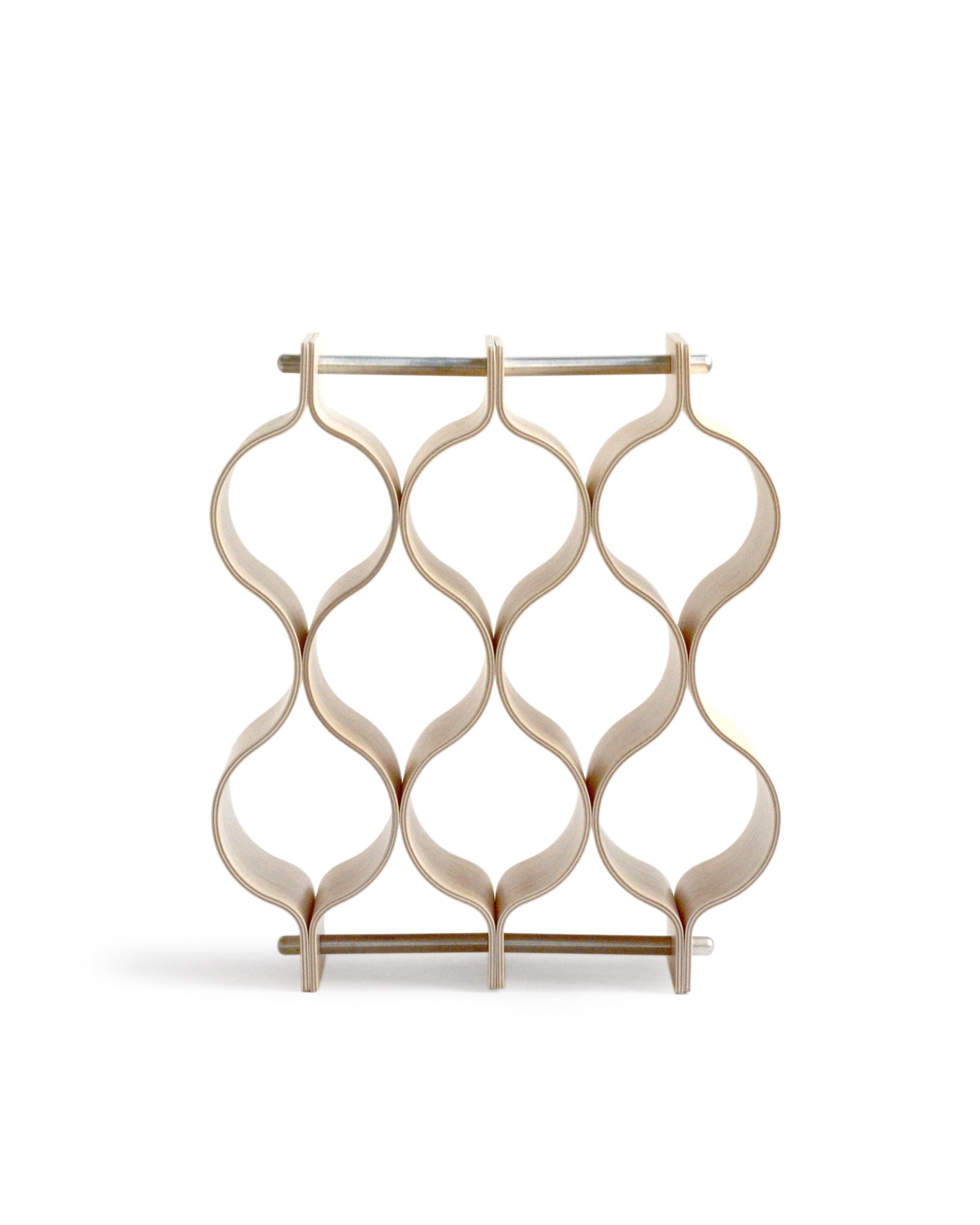 Wood Wine Rack - White Oak