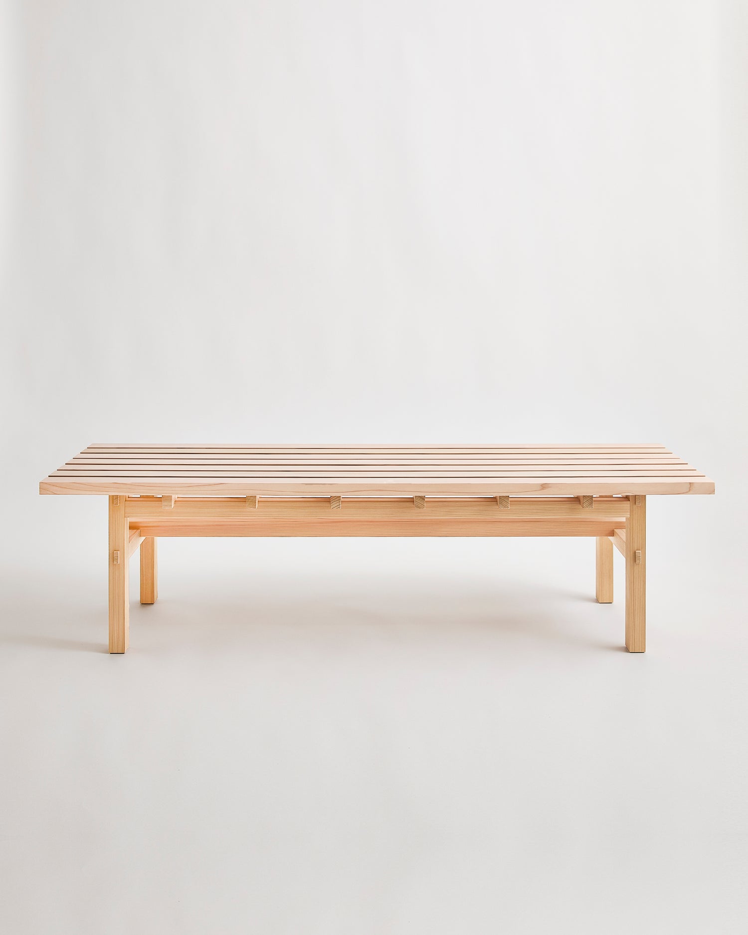Cedar Slat Bench