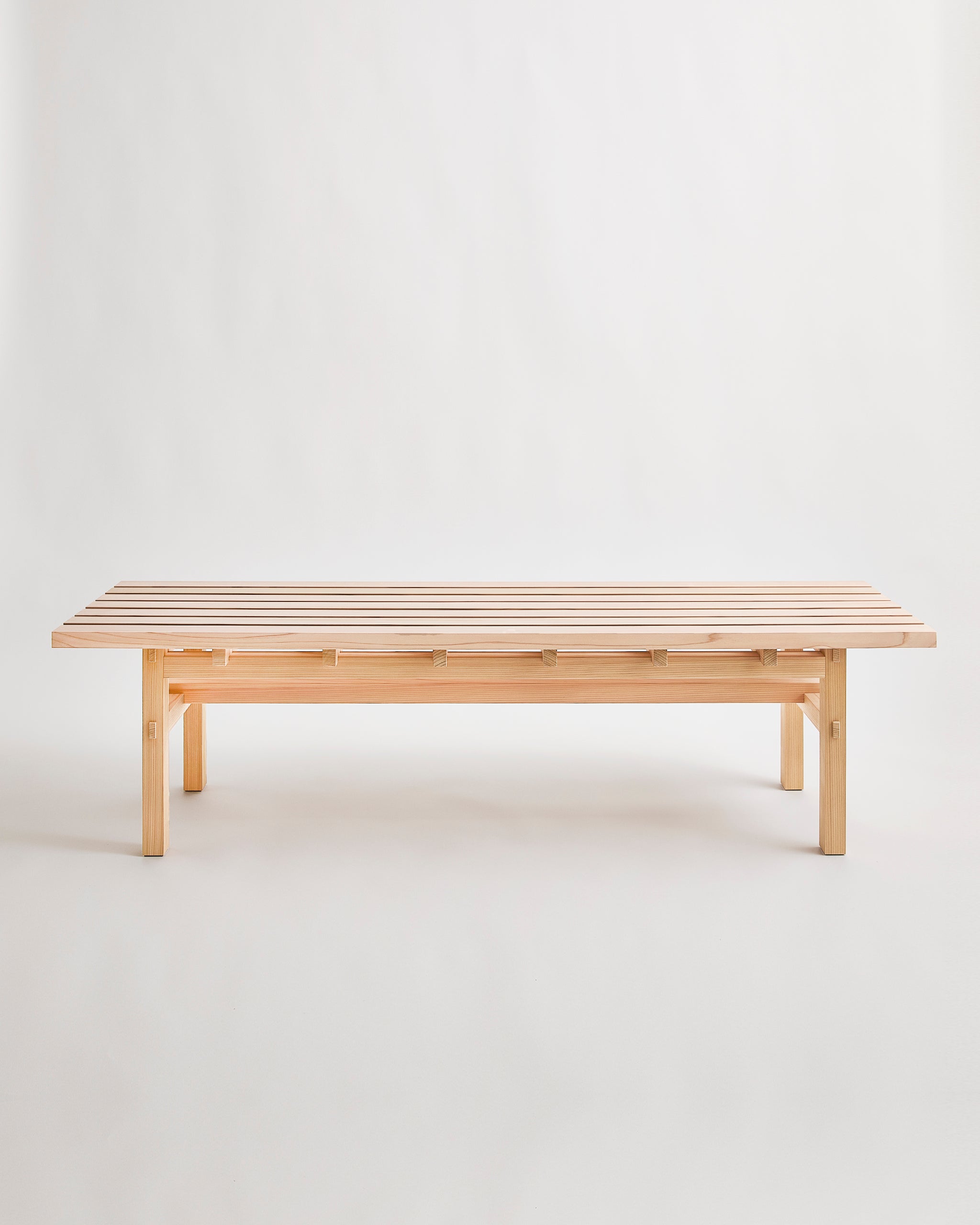 Cedar Slat Bench