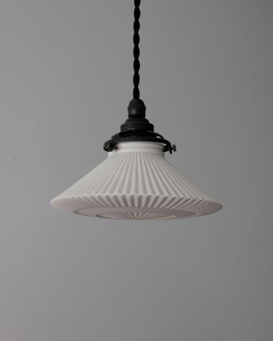 Porcelain Pendant - Accordion S
