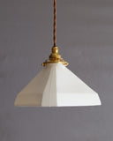 Porcelain Pendant - Facet Triangle L