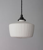Porcelain Pendant - Ridge Drop L