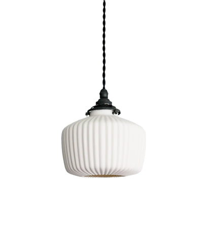 Porcelain Pendant - Ridge Drop M - Open