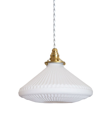 Porcelain Pendant - Accordion M