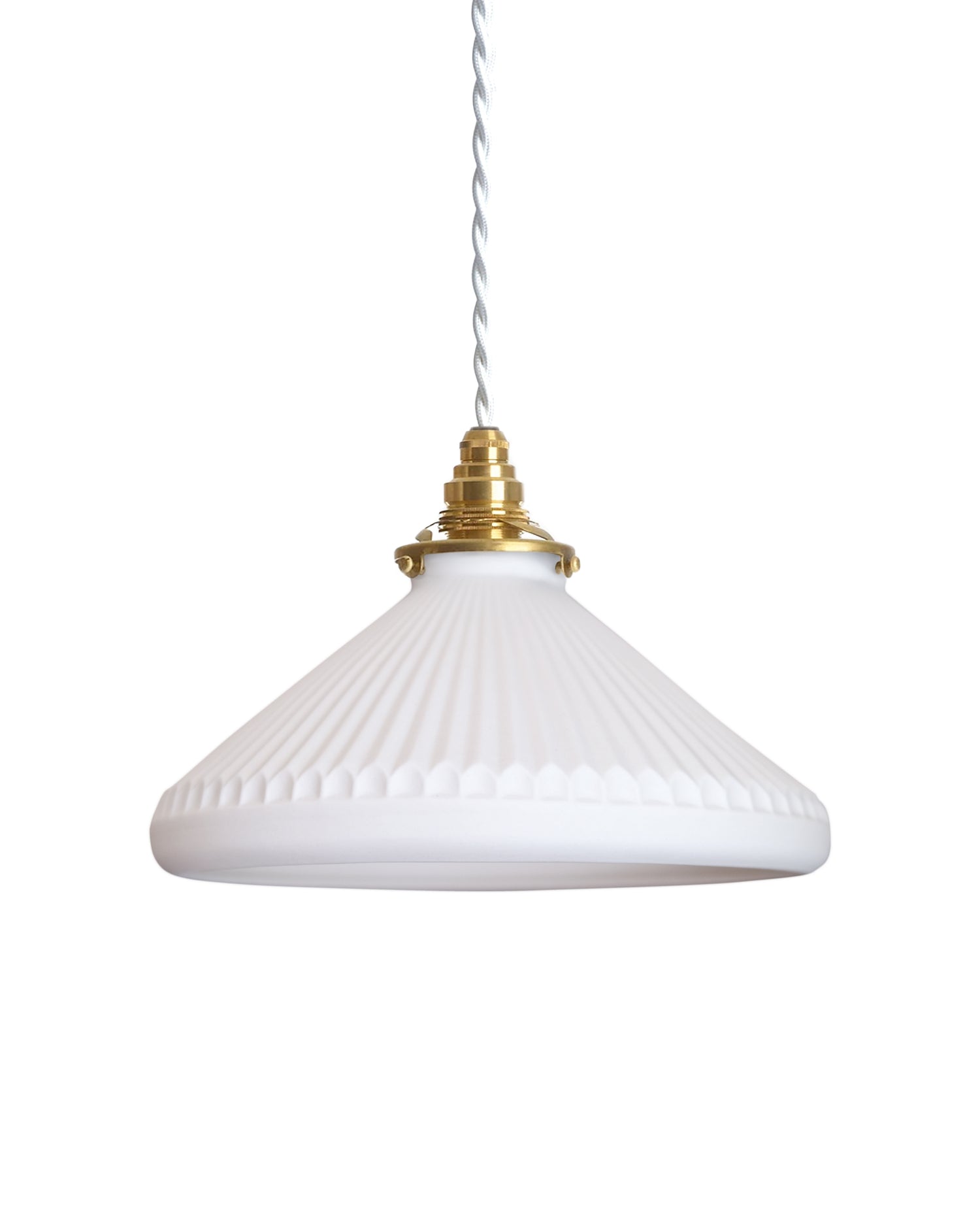 Porcelain Pendant - Accordion M