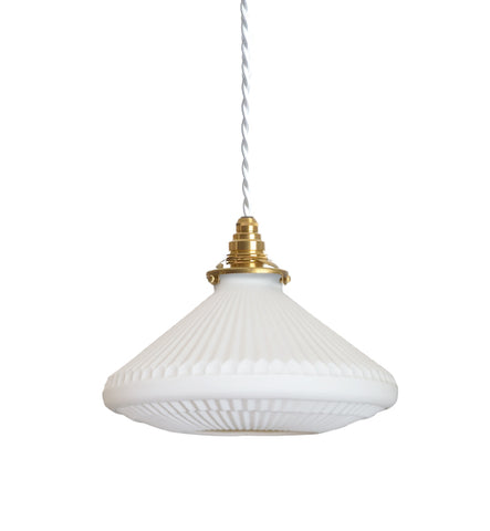 Porcelain Pendant - Accordion M