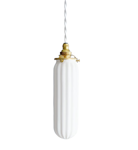 Porcelain Pendant - Draped Slim