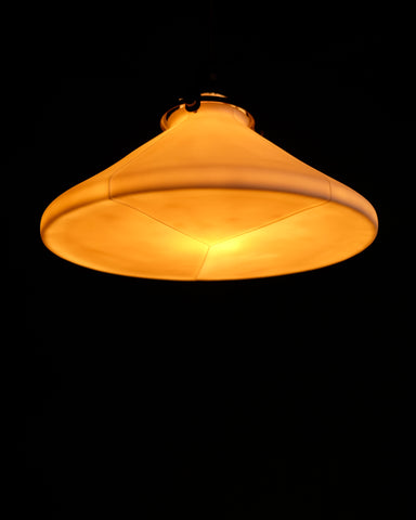 Porcelain Pendant - Fine Line Cone M