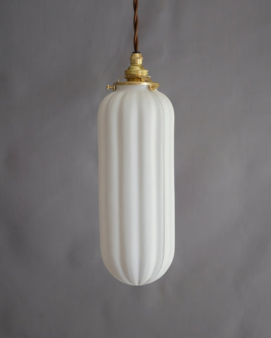 Porcelain Pendant - Draped Slim
