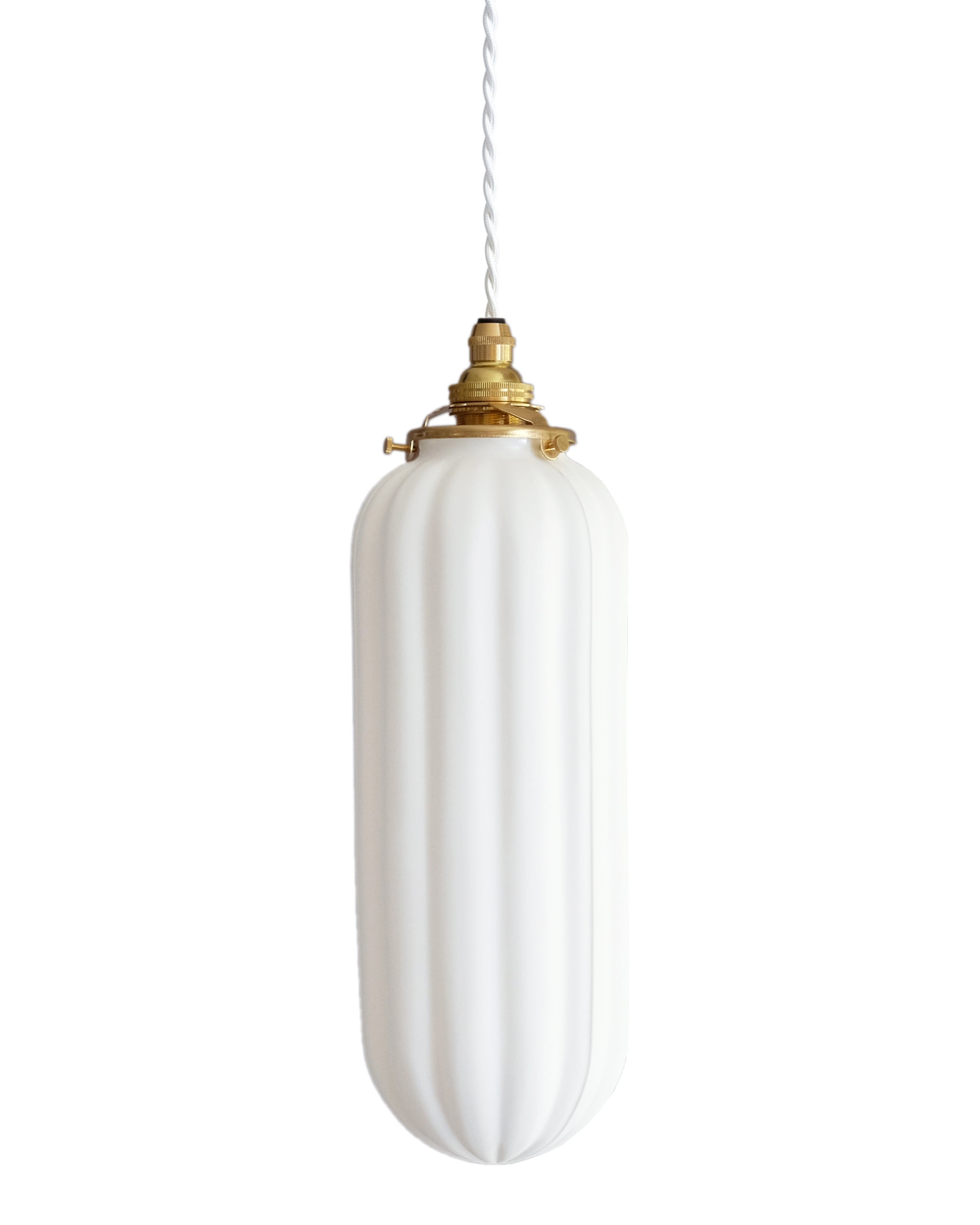 Porcelain Pendant - Draped Slim