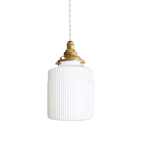 Porcelain Pendant - Stepped Bottle