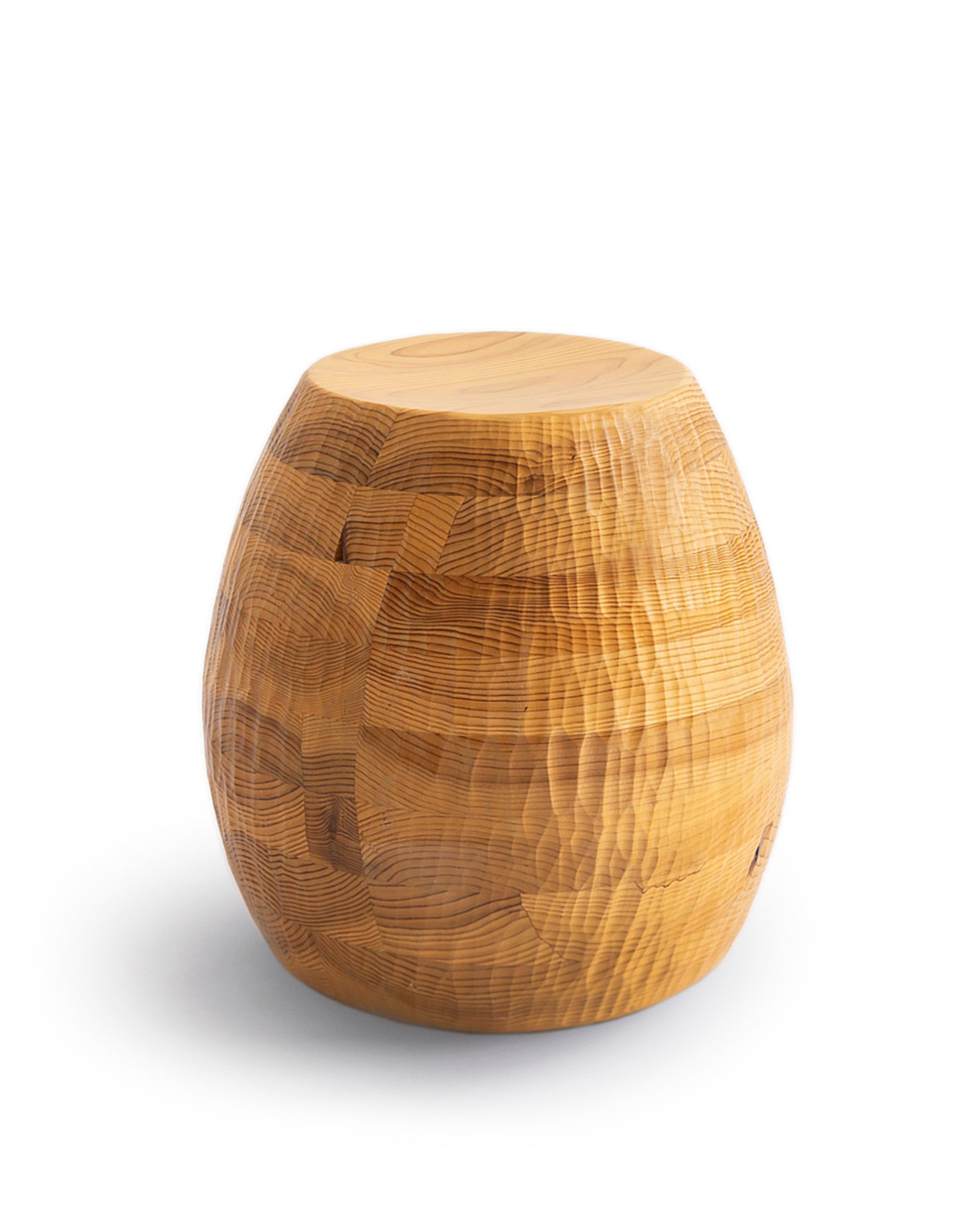 スツール　takeco！！ Wavok Stool and Side Table - Japanese Cedar – Nalata Nalata