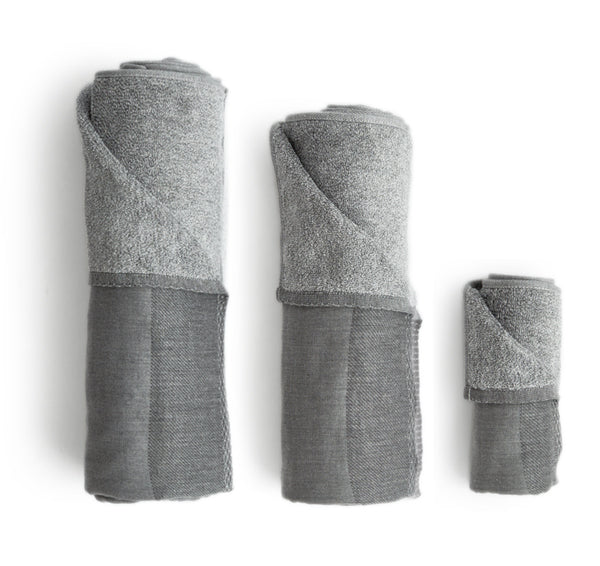 Zen Charcoal Towels - Light Gray