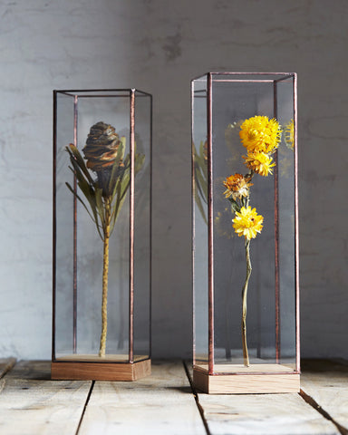 Flower Showcase - Large Copper