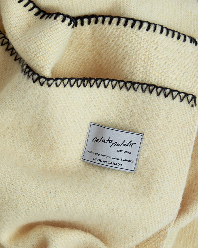 Wool Throw Blanket - "Morning" (OUT OF STOCK)