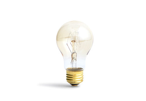 Tungsten Filament Light Bulb - Oblong 'F-55' (OUT OF STOCK)