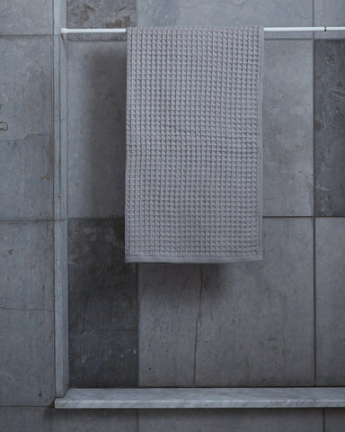 Air Waffle Towels - Gray