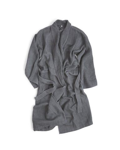Air Waffle Bathrobe - Grey (OUT OF STOCK) - S-M