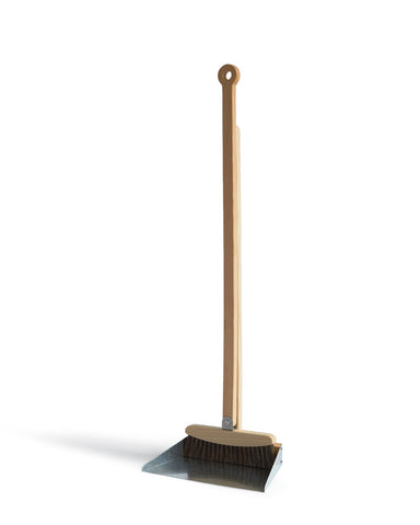 Standing Brush and Dustpan
