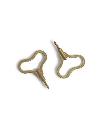 Brass Bean Hooks - Small (OUT OF STOCK)