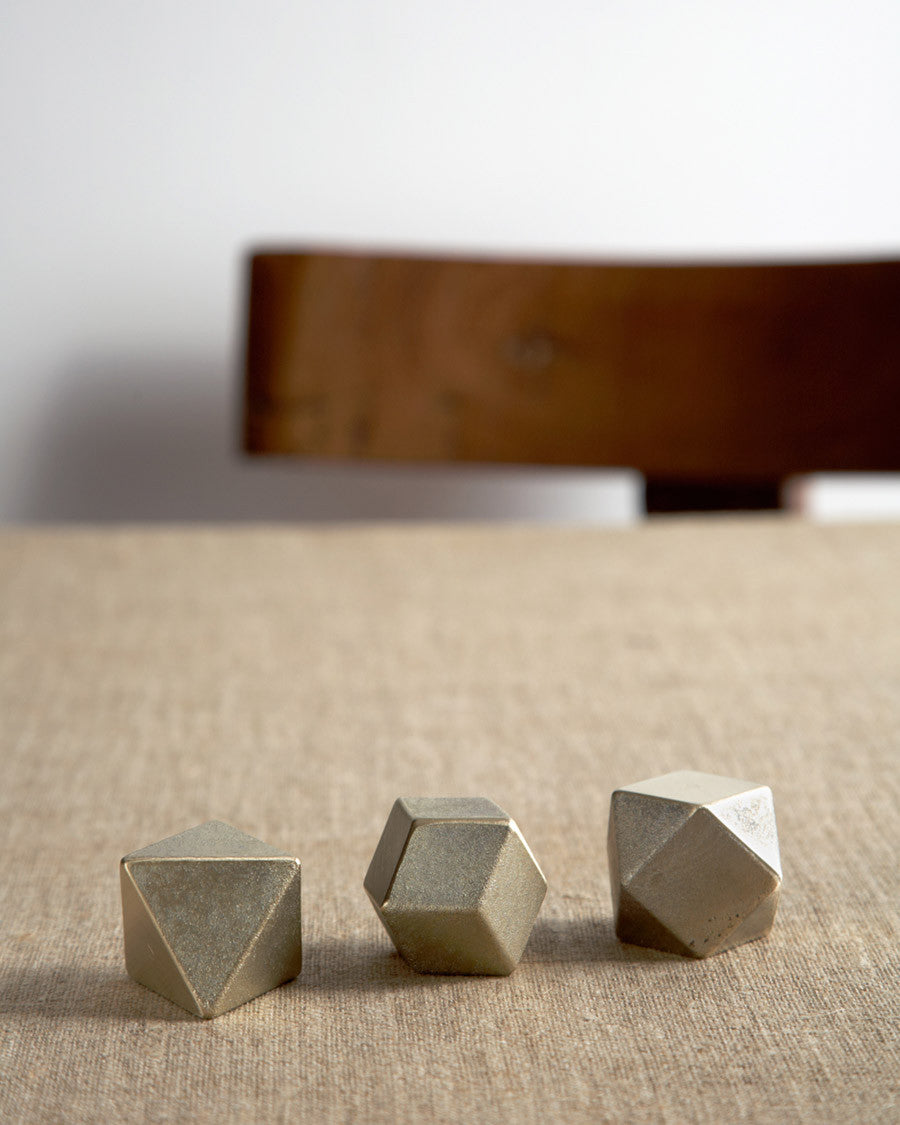 Brass Paperweight - Triangle