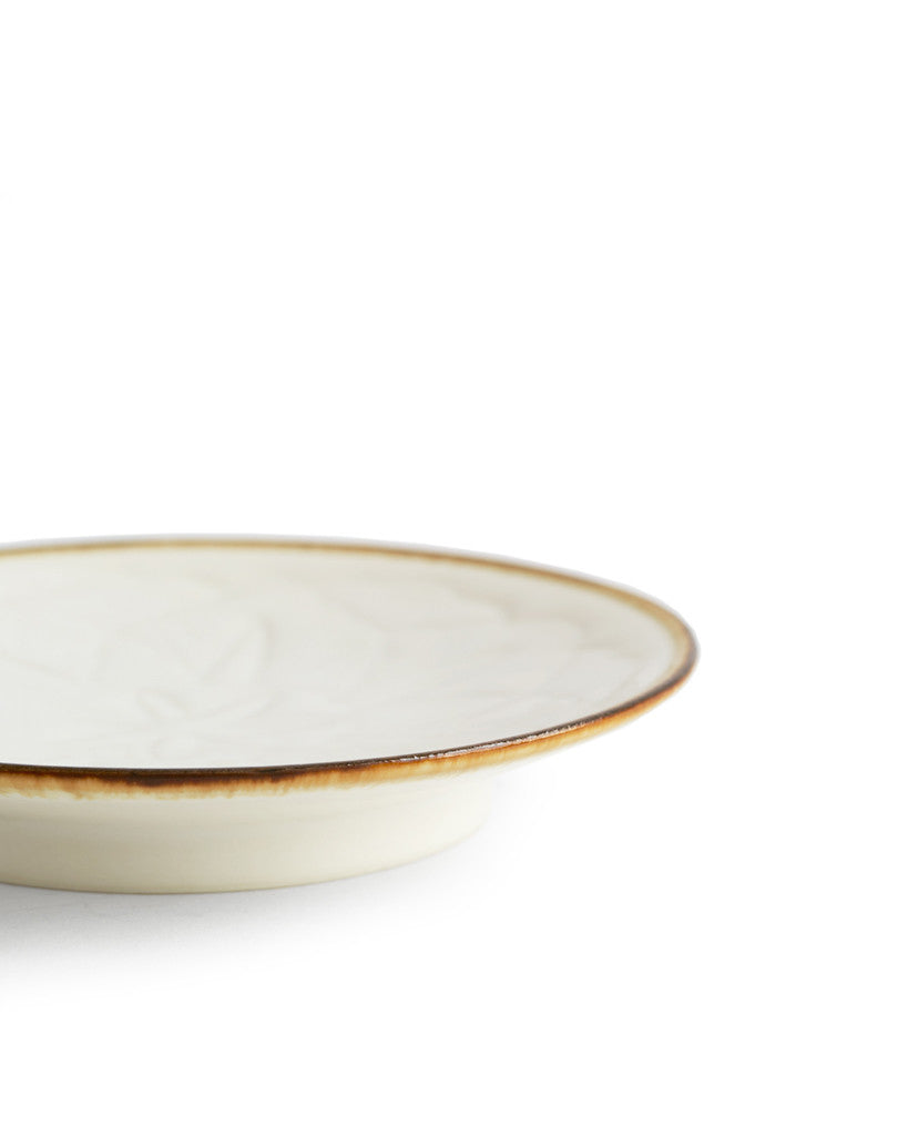 Carved Flower Plate - Small
